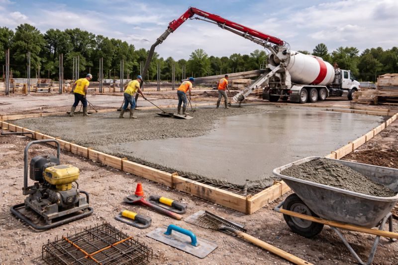 Commercial Slab Installation in Daytona Beach, FL