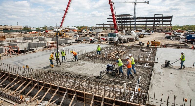 Commercial Slab Installation in Orange City, FL