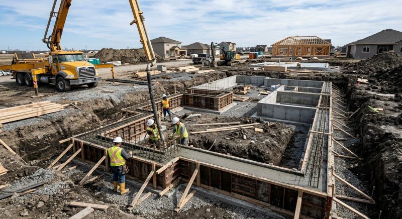Concrete Foundation Installation in Daytona Beach, FL