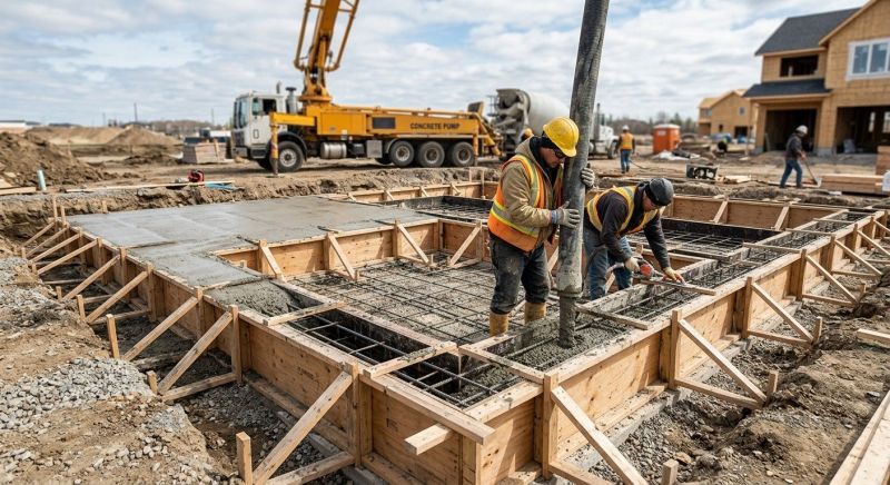 Foundation Pouring in Daytona Beach, FL