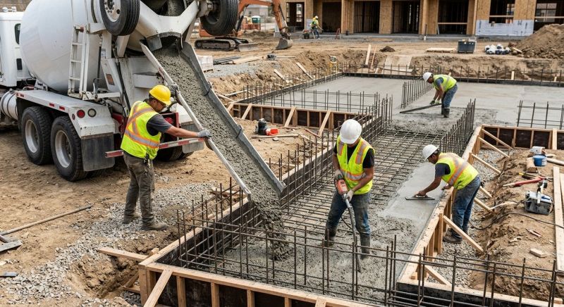 Foundation Wall Pouring in Volusia County, FL